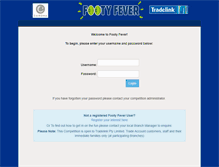 Tablet Screenshot of footyfever.tradelink.com.au